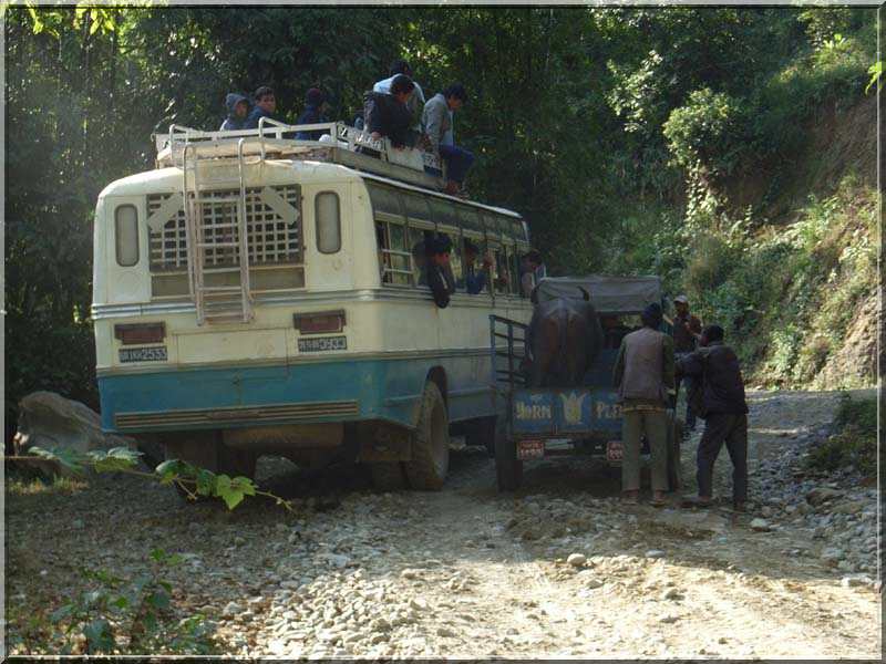 Unterwegs nach Pokhara